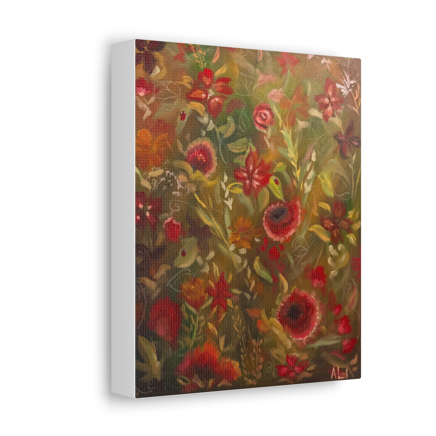 'Wild Bloom' Stretched Canvas